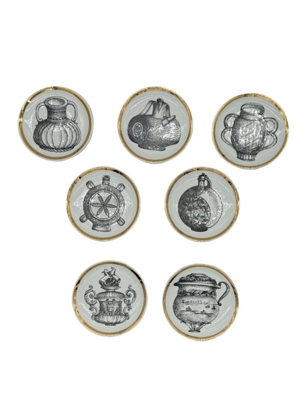 Bucciarelli Vintage Coaster Plate Saucer Milano Italy Vessels and Vases 7